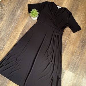 NEW w/o tags Black Midi Dress